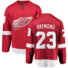 Youth Detroit Red Wings Raymond,Lucas - 23 Red Home Breakaway Replica Jersey