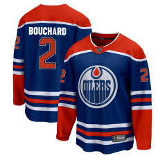 Youth Edmonton Oilers Bouchard,Evan - 2 Royal Home Breakaway Authentic Jersey