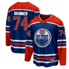 Men's Edmonton Oilers Skinner,Stuart - 74 Royal Home Breakaway Replica Jersey