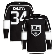 Youth Los Angeles Kings Kaliyev,Arthur - 34 Black Home Breakaway Replica Jersey