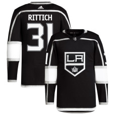 Youth Los Angeles Kings Rittich,David - 31 Black Home Breakaway Authentic Jersey