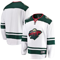 Men's Minnesota Wild Mermis,Dakota - 6 White Away Breakaway Replica Jersey