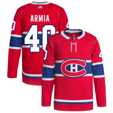 Men's Montreal Canadiens Armia,Joel - 40 Red Home Primegreen Authentic Jersey