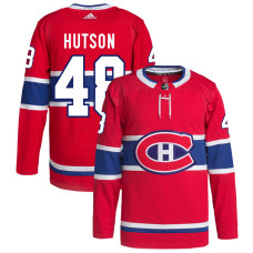 Men's Montreal Canadiens Hutson,Lane - 48 Red Home Primegreen Replica Jersey