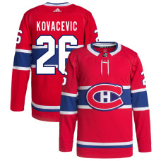 Men's Montreal Canadiens Kovacevic,Johnathan - 26 Red Home Primegreen Authentic Jersey