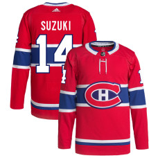 Men's Montreal Canadiens Suzuki,Nick - 14 Red Home Primegreen Replica Jersey