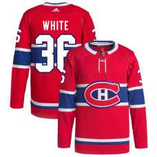 Men's Montreal Canadiens White,Colin - 36 Red Home Primegreen Replica Jersey