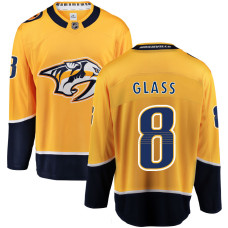 Men's Nashville Predators Glass,Cody - 8 Gold Home Breakaway Authentic Jersey