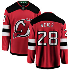 Youth New Jersey Devils Meier,Timo - 28 Red Home Breakaway Replica Jersey