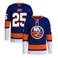 Youth New York Islanders Aho,Sebastian - 25 Royal Home Primegreen Authentic Jersey