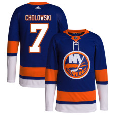 Youth New York Islanders Cholowski,Dennis - 7 Royal Home Primegreen Authentic Jersey