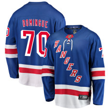 Youth New York Rangers Domingue,Louis - 70 Blue Home Breakaway Authentic Jersey