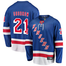 Youth New York Rangers Goodrow,Barclay - 21 Blue Home Breakaway Authentic Jersey