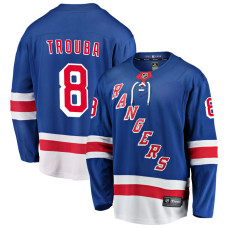 Youth New York Rangers Trouba,Jacob - 8 Blue Home Breakaway Authentic Jersey