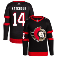 Men's Ottawa Senators Katchouk,Boris - 14 Black Home Primegreen Replica Jersey