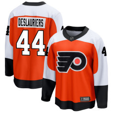 Men's Philadelphia Flyers Deslauriers,Nicolas - 44 Orange Home Premier Breakaway Replica Jersey