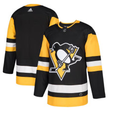 Men's Pittsburgh Penguins Black Home Breakaway Authentic Jersey