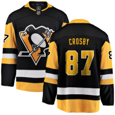 Youth Pittsburgh Penguins Crosby,Sidney - 87 Black Home Breakaway Replica Jersey