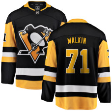 Youth Pittsburgh Penguins Malkin,Evgeni - 71 Black Home Breakaway Replica Jersey