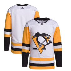 Men's Pittsburgh Penguins White Away Breakaway Replica Jersey