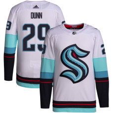 Men's Seattle Kraken Dunn,Vince - 29 White Away Breakaway Authentic Jersey