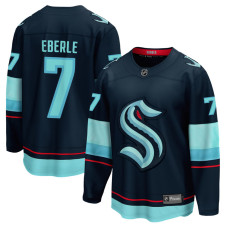 Men's Seattle Kraken Eberle,Jordan - 7 Navy Home Breakaway Authentic Jersey