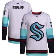 Men's Seattle Kraken Grubauer,Philipp - 31 White Away Breakaway Authentic Jersey