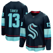 Men's Seattle Kraken Tanev,Brandon - 13 Navy Home Breakaway Authentic Jersey