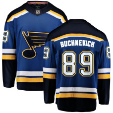 Men's St. Louis Blues Buchnevich,Pavel - 89 Blue Home Breakaway Replica Jersey