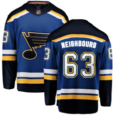 Men's St. Louis Blues Neighbours,Jake - 63 Blue Home Breakaway Authentic Jersey