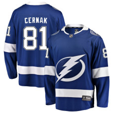 Youth Tampa Bay Lightning Cernak,Erik - 81 Blue Home Breakaway Authentic Jersey