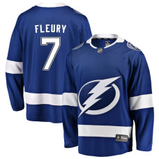 Youth Tampa Bay Lightning Fleury,Haydn - 7 Blue Home Breakaway Authentic Jersey