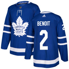 Men's Toronto Maple Leafs Benoit,Simon - 2 Royal Home Primegreen Replica Jersey