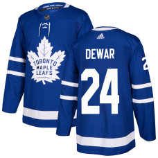 Men's Toronto Maple Leafs Dewar,Connor - 24 Royal Home Primegreen Replica Jersey