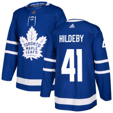 Men's Toronto Maple Leafs Hildeby,Dennis - 41 Royal Home Primegreen Replica Jersey