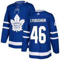 Men's Toronto Maple Leafs Lyubushkin,Ilya - 46 Royal Home Primegreen Authentic Jersey