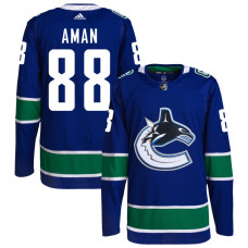 Youth Vancouver Canucks Aman,Nils - 88 Royal Home Primegreen Authentic Jersey