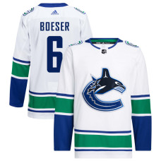 Youth Vancouver Canucks Boeser,Brock - 6 White Away Primegreen Authentic Jersey