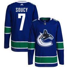 Youth Vancouver Canucks Soucy,Carson - 7 Royal Home Primegreen Authentic Jersey