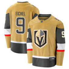 Men's Vegas Golden Knights Eichel,Jack - 9 Yellow Home Breakaway Authentic Jersey