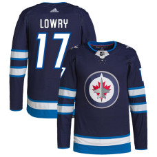 Youth Winnipeg Jets Lowry,Adam - 17 Navy Home Primegreen Authentic Jersey