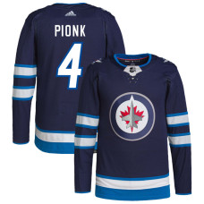 Youth Winnipeg Jets Pionk,Neal - 4 Navy Home Primegreen Replica Jersey