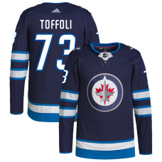 Youth Winnipeg Jets Toffoli,Tyler - 73 Navy Home Primegreen Replica Jersey