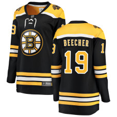 Women Boston Bruins Beecher,John - 19 Black Home Primegreen Authentic Jersey