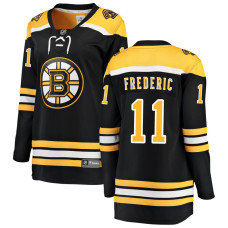 Women Boston Bruins Frederic,Trent - 11 Black Home Primegreen Authentic Jersey