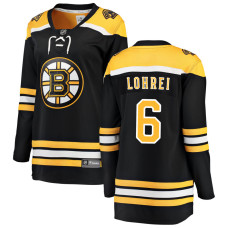 Women Boston Bruins Lohrei,Mason - 6 Black Home Primegreen Authentic Jersey