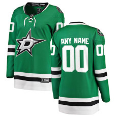 Women CUSTOM Dallas Stars Green Home Primegreen Replica Jersey