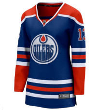 Women CUSTOM Edmonton Oilers Royal Home Breakaway Replica Jersey