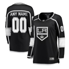 Women CUSTOM Los Angeles Kings Black Home Breakaway Replica Jersey