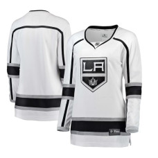 Women CUSTOM Los Angeles Kings White Away Breakaway Replica Jersey